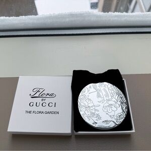 Gucci Beauty Monogram Embossed Makeup Compact Mirror